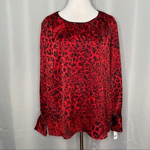 Zac & Rachel leopard print blouse
